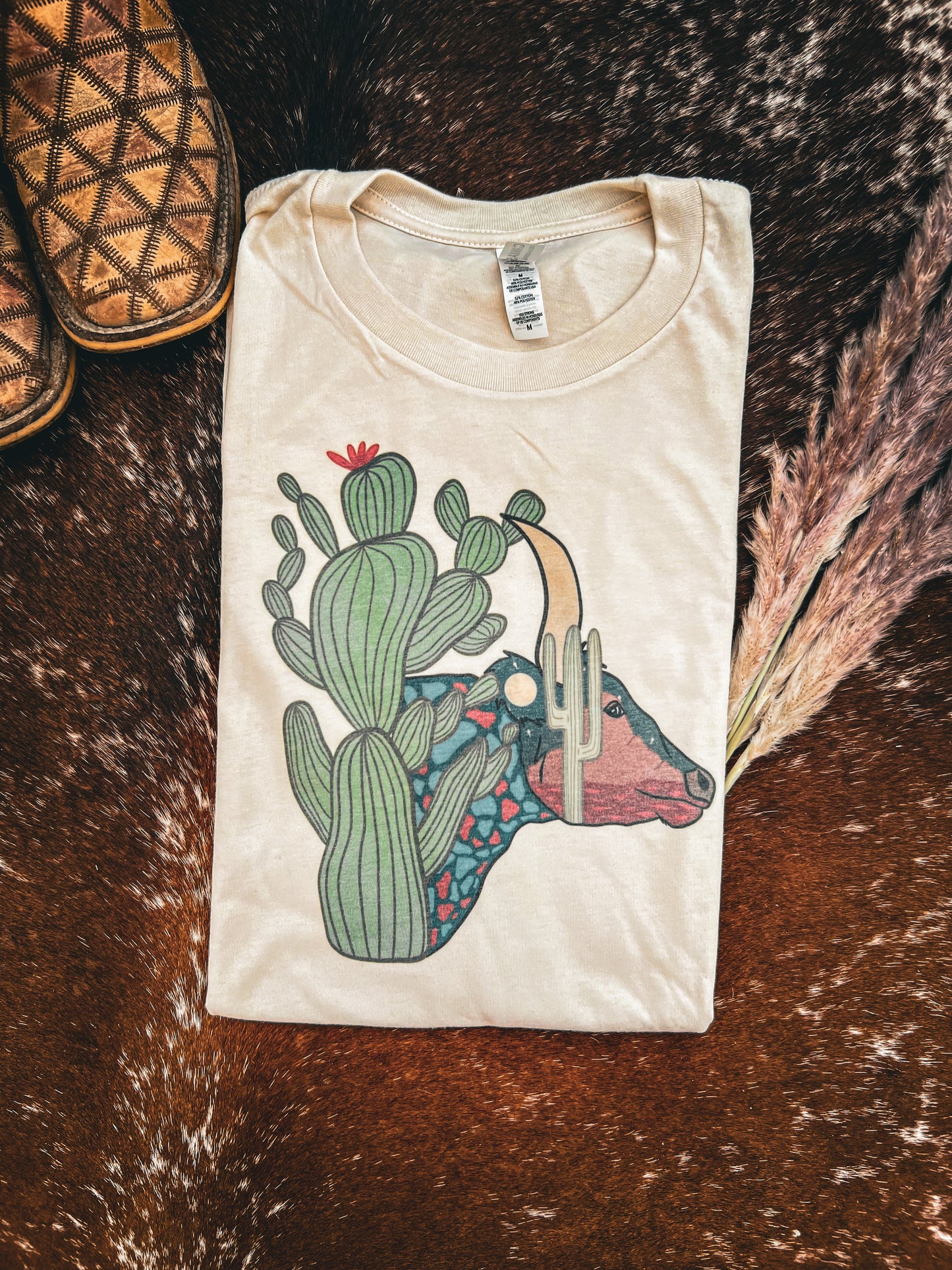 Longhorn & Cactus Graphic Tee